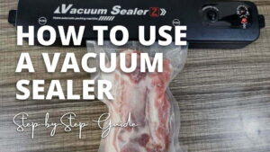 How to Use A Vacuum Sealer Step-by-Step Guide